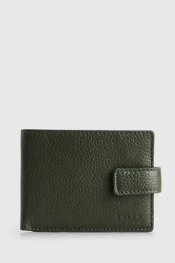 RFID Ellis Leather Tab Wallet