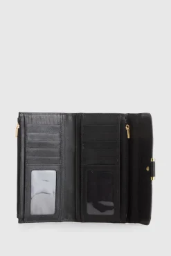 RFID Iris Leather Large Wallet