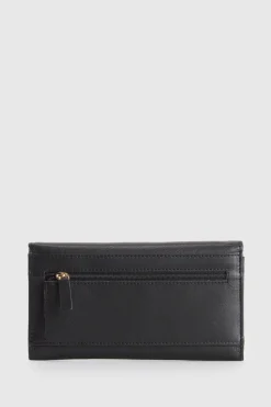 RFID Iris Leather Large Wallet