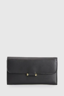 RFID Iris Leather Large Wallet