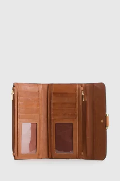 RFID Iris Leather Large Wallet