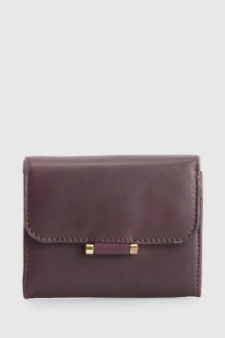 RFID Iris Leather Small Wallet