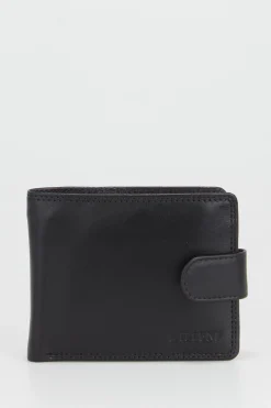 RFID Leather Tab Wallet