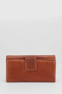 RFID Maya Leather Large Clutch