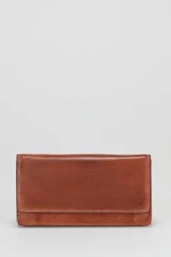 RFID Maya Leather Large Clutch