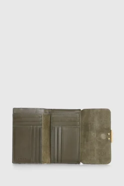 RFID Thea Suede Medium Wallet