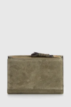 RFID Thea Suede Medium Wallet