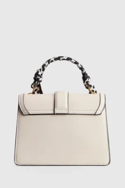 Scarf Top Handle Bag