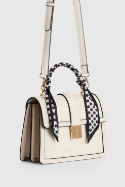 Scarf Top Handle Bag
