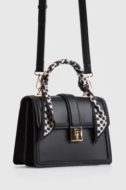 Scarf Top Handle Bag