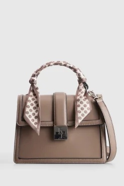 Scarf Top Handle Bag