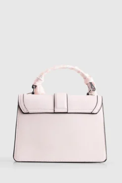 Scarf Top Handle Bag