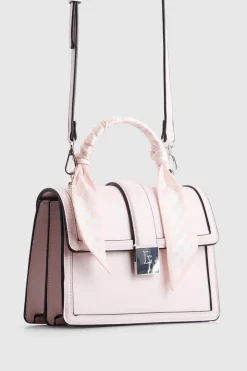 Scarf Top Handle Bag