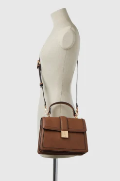 Scarf Top Handle Bag