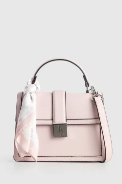 Scarf Top Handle Bag