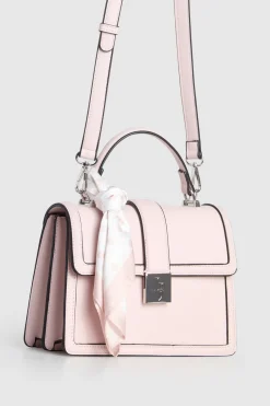 Scarf Top Handle Bag