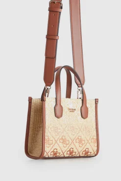 Silvana Straw Mini Tote Bag