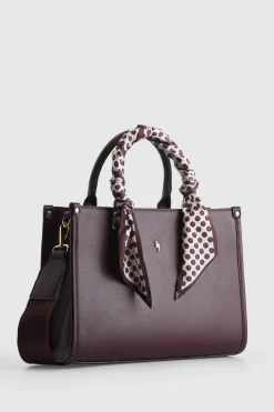Small Tote Bag With Scarf