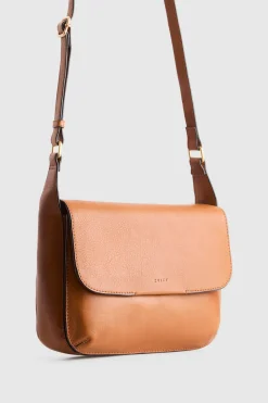 Sofia Leather Flap Crossbody Bag