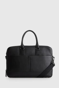 Theo Leather Twin Handle Brief
